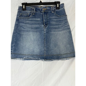 Women's Copper Key Denim Skirt Size S Blue